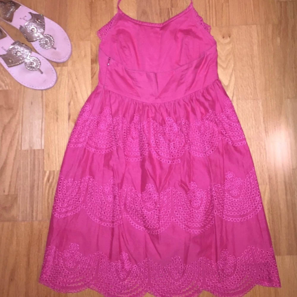 Tibi halter pink dress
